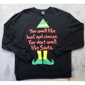 Buddy The Elf Christmas Holiday Sweatshirt Men's Size XL You Smell Like Beef